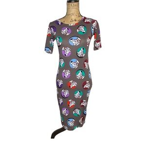 Women's Disney‎ Lularoe Julia Dress Size XXS 2XS Multi color Stretch (1005)
